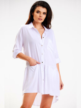 Плаття Awama A584 1419334 L-XL White (5902360581081)