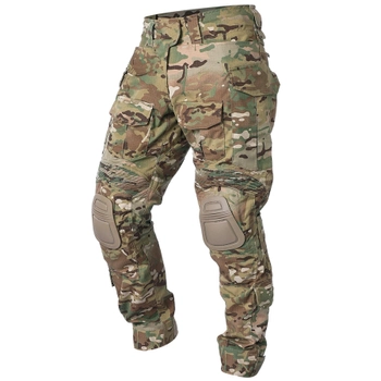Тактичні демісезонні військові штани IDOGEAR G3 Multicam з наколінниками XL Мультикам IDG207899077-2