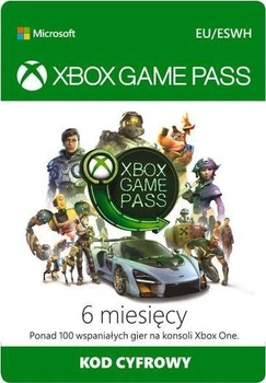 Game Pass Konsola Microsoft ESD na 6 miesięcy (S3T-00004)
