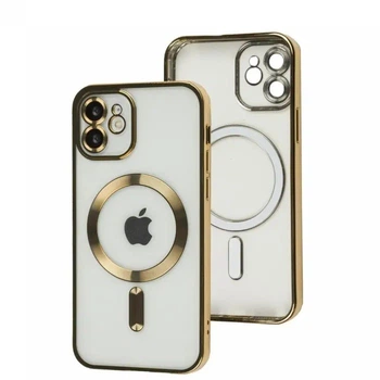 Чохол Fibra Chrome with MagSafe + захист камери для Apple iPhone 11 (6.1") Gold