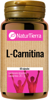 Амінокислота Naturtierra L-карнітин 60 капсул (8412016350871)