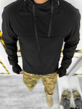 Куртка тактическая softshell Черный 2XL