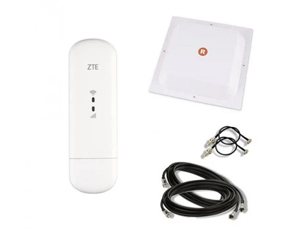Комплект 4G WiFi USB роутер ZTE MF79u + 4G антенна 2x17 дБ
