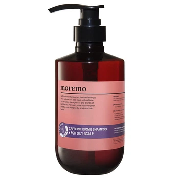 Кофеин – биом шампунь против выпадения волос для жирной кожи головы MOREMO Caffeine Biome Shampoo for Oily Scalp-500мл(8806050300303)