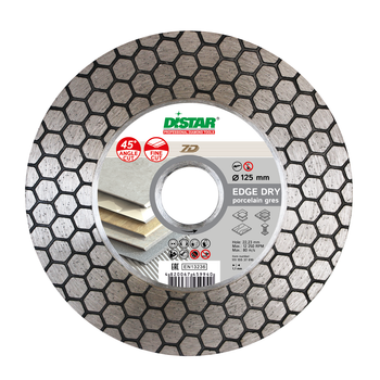 Круг алмазный отрезной Distar 1A1R 125x1,6x25x22,23 Edge Dry