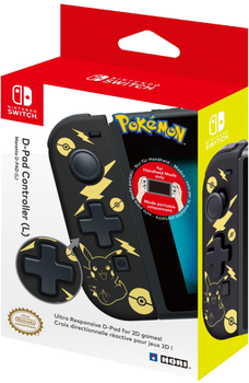 Контролер Hori D-Pad для перемикача (Pikachu Black Gold) (810050910095)