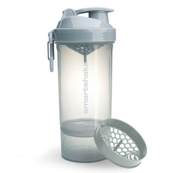 Бутылка шейкер спортивная универсальная для спортзала SmartShake 2GO One 800ml Mist Gray (Original) (SK-N10581301S)