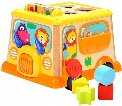 Іграшка розвиваюча Top Bright дерев'яний автобус 24 x 21 x 18 см (6971325133336)