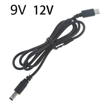 Кабель питания USB Type-C PD to 3.5*1.35 mm 9V 12V для роутера / павербанка, 90 см