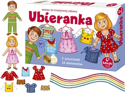 Zabawka edukacyjna Kukuryku Ubieranka 27.5x3.5x18.5 cm (5901738563810)