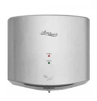 Сушилка для рук 1400Вт серая AQUA-WORLD КСС310с