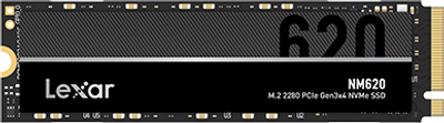 SSD диск Lexar NM620 512GB M.2 2280 NVMe PCIe 3.0 x4 3D NAND TLC (LNM620X512G-RNNNG)