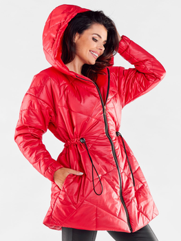 Куртка демісезонна з капюшоном жіноча Awama A540 1220776 L-XL Red (5902360566125)