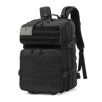 Рюкзак тактический на 45 литров (чёрный)