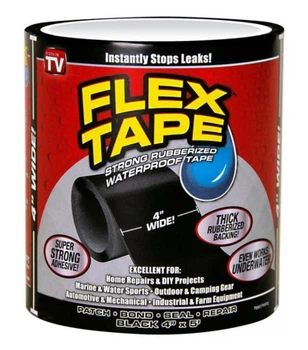 Водонепроницаемая сверхпрочная изоляционная лента скотч Flex Tape 300 мм хART 5517