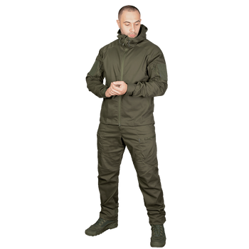 Крепкий мужской Костюм Куртка+Брюки/Полевая Форма CamoTec STALKER 3.0 олива размер XL