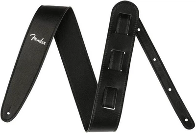 Ремень гитарный FENDER STRAP 2.5" VEGAN LEATHER BLACK