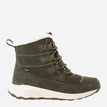 Жіночі зимові черевики високі Jack Wolfskin Dromoventure Texapore High W 4059851-4341 39 (5.5UK) 24.2 см Темно-зелені (4064993916713)