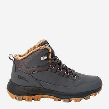 Zimowe buty trekkingowe męskie niskie Jack Wolfskin Everquest Texapore Mid M 4053611-6326 40.5 (7UK) 25 cm Ciemnoszare (4064993582437)