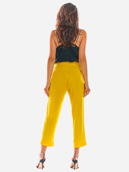 Spodnie damskie Awama A303 106819 M Żółte (5902360540989)