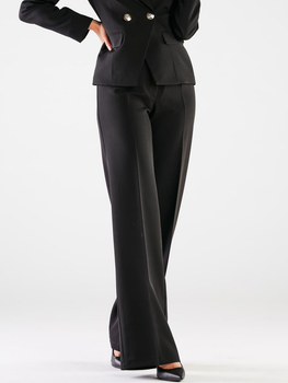 Spodnie regular fit damskie eleganckie Awama A442 1185462 M Czarne (5902360557673)