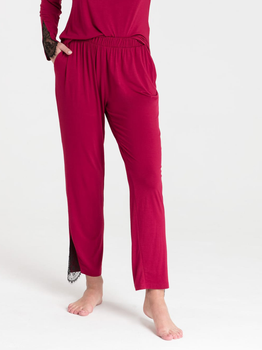 Spodnie od piżamy LaLupa LA073 1104411 XL Bordowe (5903887646819)