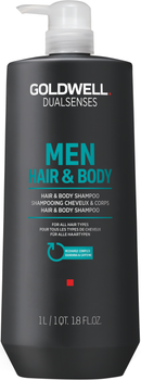Шампунь Goldwell Dualsenses Men Hair & Body Shampoo 1000 мл (4021609026556)