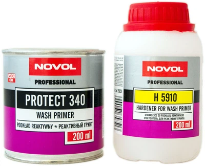 Грунт реактивный 1:1 0.2 л NOVOL Protect 340 (отв. 5910 - 200 мл)