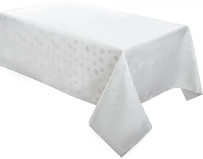 Скатертина тефлонова Lefard Home Textile Karen Lurex Teflon Plata 160х280 см (715-342) (8407007153425)