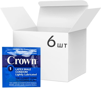 Презервативи Crown Skin Less Skin Ультратонкі 6 шт (ROZ6400229575)