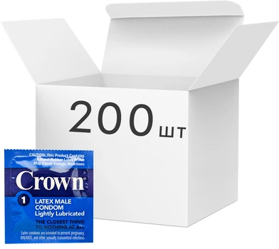 Презервативи Crown Skin Less Skin Ультратонкі 200 шт (ROZ6400229580)