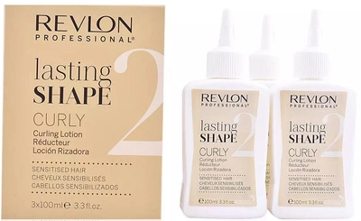 Balsam do kręcenia włosów wrażliwych Revlon Lasting Shape 2 Curly Lotion 3 x 100 ml (8432225078151)