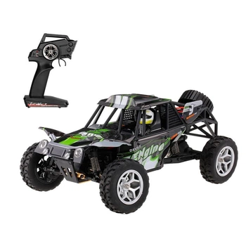 RC машинка на радиоуправлении WLtoys 12429 Зеленая баггі 4х4 1/18