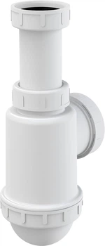 Сифон для кухонной мойки ALCA PLAST A443-DN50/40 с накидной гайкой 6/4" (8594045937541)