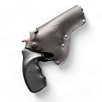 Кобура для Револьвер Флобера 4 поясная чёрная (FL001)