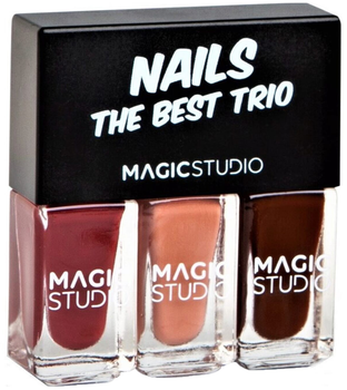 Zestaw lakier do paznokci Magic Studio Powerful Cosmetics Nails The Best Trio Lote (8436591922612)