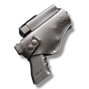 Кобура для Glock 17 на MOLLE з чохлом під магазин чорна (GL006)