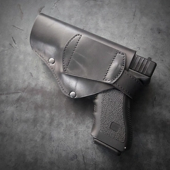 Кобура для Glock 17 поясная для скрытого ношения чёрная (GL002)