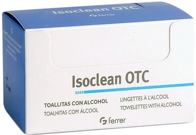 Chusteczki nawilżane OTC Isoclean Wipes with Alcohol 50 szt (8470001669599)