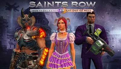 Игра Saints Row IV: Re-Elected & Gat out of Hell для Xbox One/Series - США (Ключ активации)