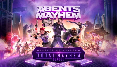 Игра Agents of Mayhem - Total Mayhem Bundle для Xbox One/Series - Europe (Ключ активации)