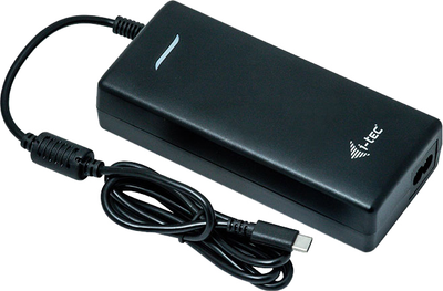 Універсальний блок живлення i-Tec USB-C 112 Вт 1x USB-C 100 Вт 1x USB-A 12 Вт для ноутбука, ультрабука, планшета, смартфона (CHARGER-C112W)