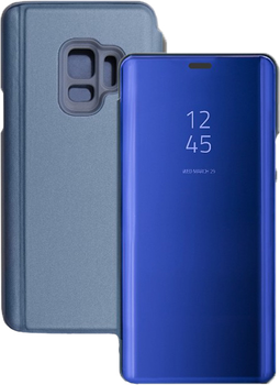 Чохол-книжка Qoltec Flip Cover для Samsung Galaxy S9 Блакитний (5901878521343)