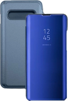 Etui Qoltec Flip Cover do Samsung Galaxy S10 Niebieski (5901878521350)