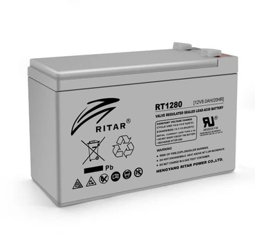 Аккумуляторная батарея AGM RITAR RT-1280G 12V 8.0Ah