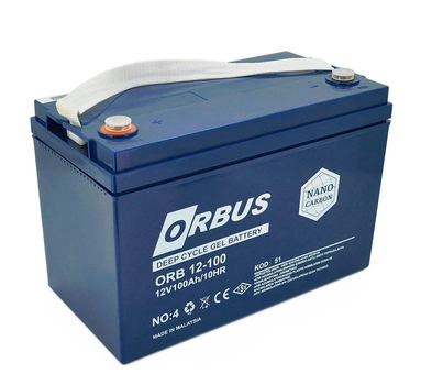 Аккумуляторная батарея гелевая ORBUS CG-12100 GEL 12V 100Ah 30kg