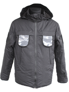 Куртка зимняя тактика мембрана Pancer Protection черная (52)