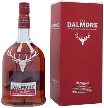 Виски "The Dalmore" Cigar Malt в подарочной упаковке 1 л 44% (5013967008861)