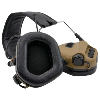 Активні захисні навушники Earmor M31 MOD3 Coyote Brown