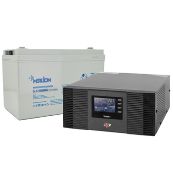 Комплект резервного питания для котла KOO ИБП + GEL батарея (UPS 1050Вт + АКБ GEL 100Ah)